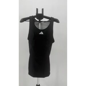 Adidas Men's Black Padded Tank Top Size L‎ Athletic Performance Fit